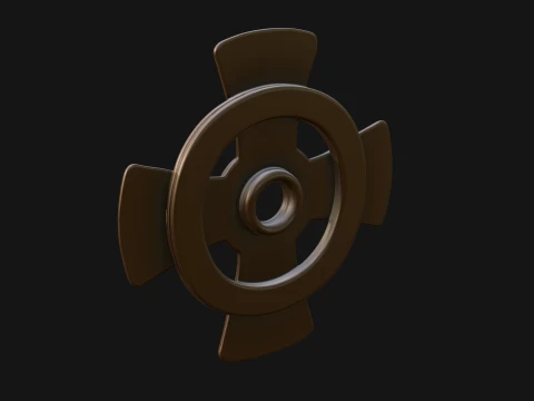 Celtic Cross Wall Plaque Design 2 - 3D Print Model 3D Print Model