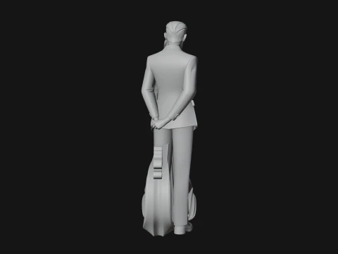Robed Couple Statue Design 2 - 3D Print Model 3D Print Model