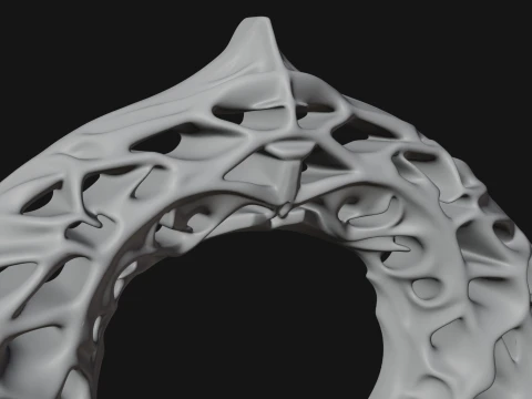 Alien Queen Bust Statue Design 2 - 3D Print Model 3D Print Model