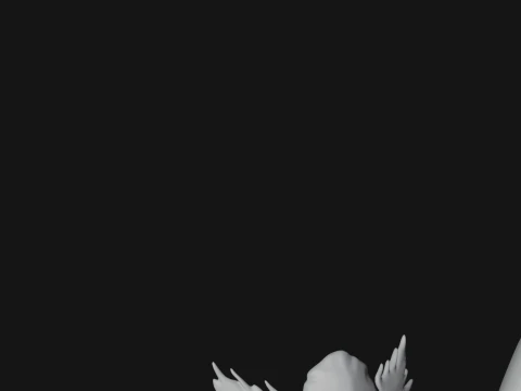 Winged Celestial Fairy Statue Design 1 - 3D Print Model 3D Print Model