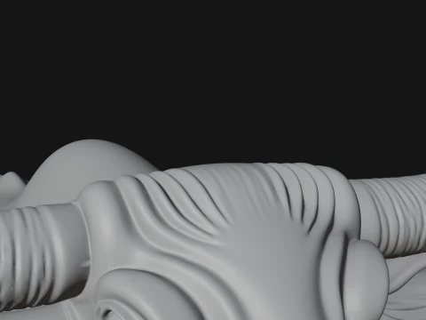 Bull on Pedestal Statue Design 2 - 3D Print Model 3D Print Model
