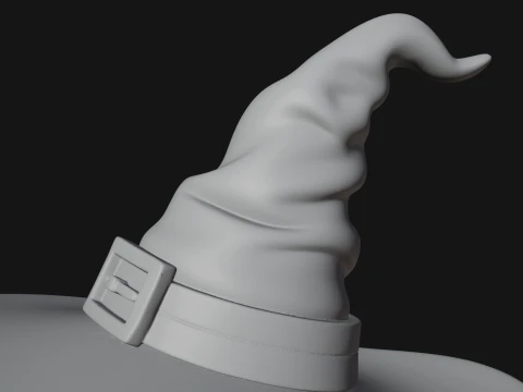 Wizard with Cauldron Statue Design 3 - 3D Print Model 3D Print Model