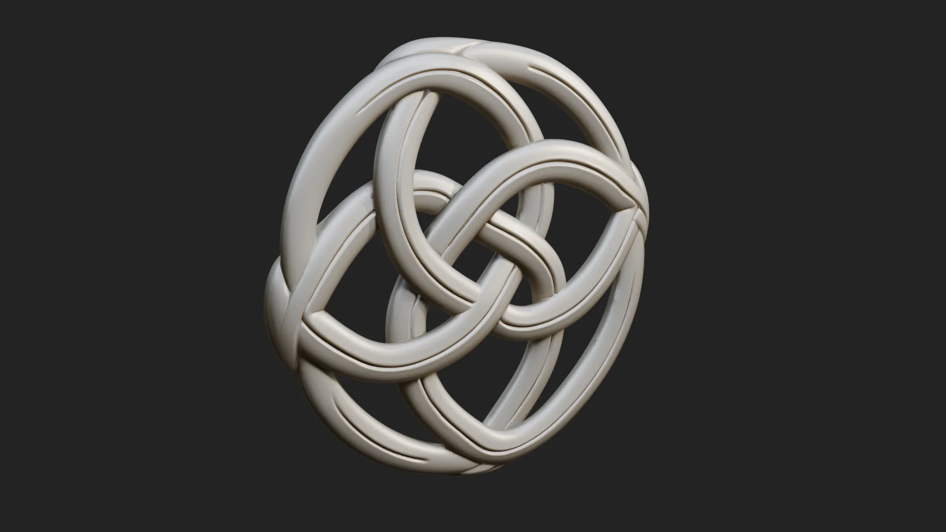 Celtic Endless Knot Ornament Design 3 - 3D Print Model 3D Print Model .c4d .max .obj .3ds .fbx .stl .blend 