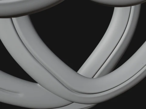 Celtic Endless Knot Ornament Design 3 - 3D Print Model 3D Print Model