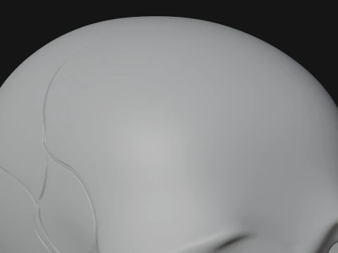 Skull and Heart Anatomy Statue Design 2 - 3D Print Model 3D Print Model