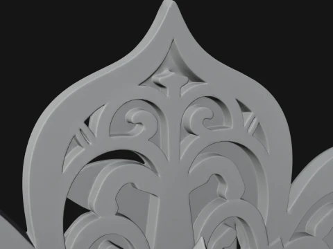 Lotus Mandala Wall Plaque Design 3 - 3D Print Model 3D Print Model