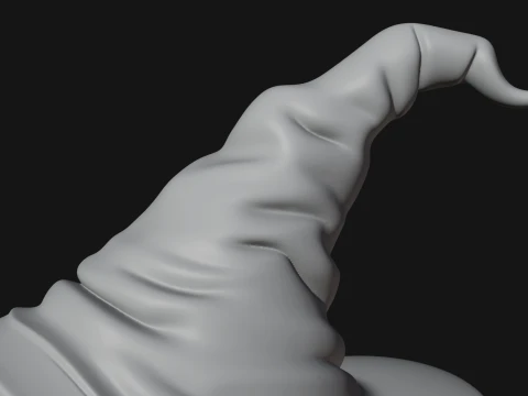 Hunched Hag Sorcerer Statue Design 1 - 3D Print Model 3D Print Model
