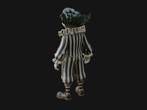 Evil Clown Statue Design 2 - 3D Print Model 3D Print Model