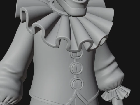 Evil Clown Statue Design 2 - 3D Print Model 3D Print Model