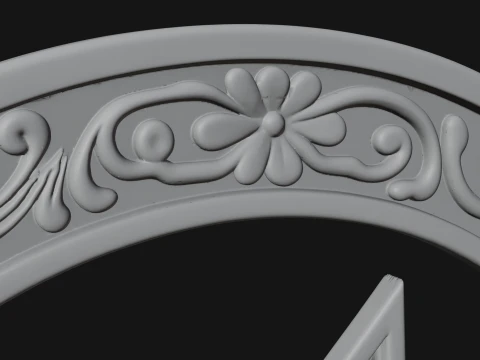 Ornate Star Wall Plaque Design 2 - 3D Print Model 3D Print Model