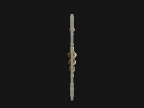 Caduceus Medical Wall Plaque Design 6 - 3D Print Model 3D Print Model
