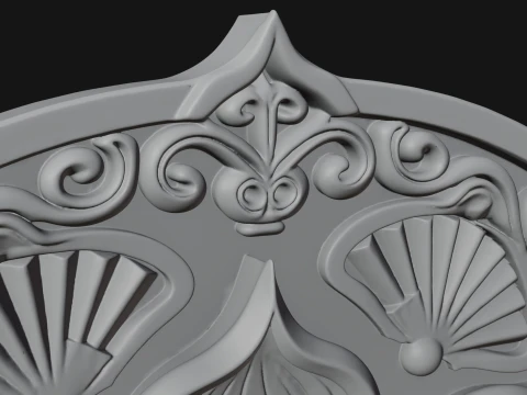 Lotus Mandala Wall Plaque Design 7 - 3D Print Model 3D Print Model