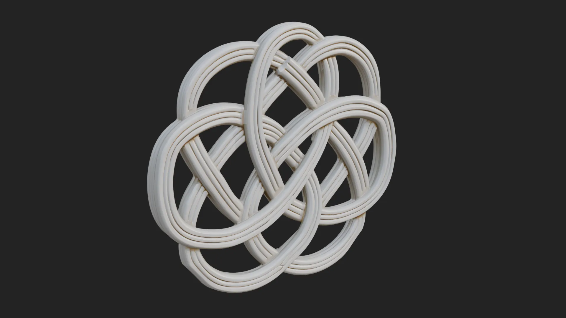 Celtic Endless Knot Ornament Design 4 - 3D Print Model Modèles 3D en vedette .c4d .max .obj .3ds .fbx .stl .blend 