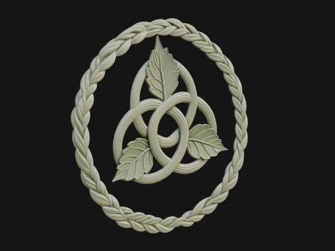 Celtic Trinity Knot Pendant Design 10 - 3D Print Model 3D printmodel