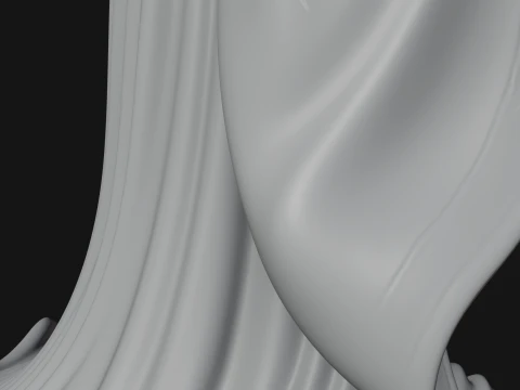 Hunched Hag Sorcerer Statue Design 3 - 3D Print Model 3D Print Model