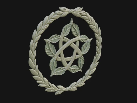 Celtic Trinity Knot Pendant Design 11 - 3D Print Model 3D Baskı Modeli