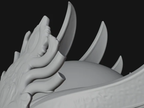 Futuristic Woman Bust Statue Design 8 - 3D Print Model 3D Print Model