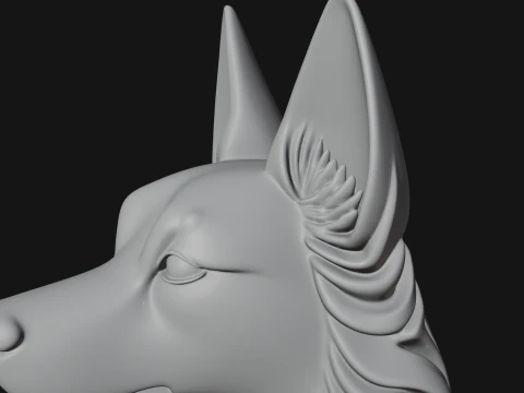 Dog on Pedestal Statue Design 3 - 3D Print Model 3D Print Model
