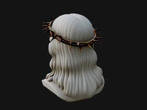 Christ Bust Statue Design 6 - 3D Print Model 3D Print Model