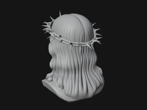 Christ Bust Statue Design 6 - 3D Print Model 3D Print Model