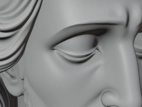 Christ Bust Statue Design 6 - 3D Print Model 3D Print Model