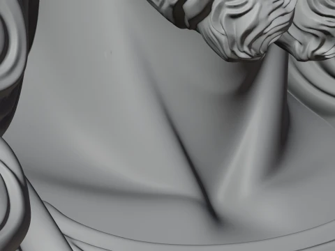 Christ Bust Statue Design 6 - 3D Print Model 3D Print Model