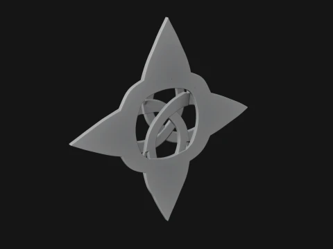 Celtic Trinity Knot Pendant Design 12 - 3D Print Model 3D Print Model