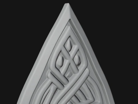 Celtic Trinity Knot Pendant Design 12 - 3D Print Model 3D Print Model