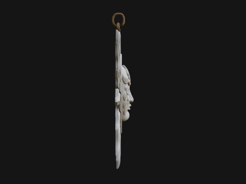 Sun Face Wall Plaque Design 3 - 3D Print Model 3D Print Model