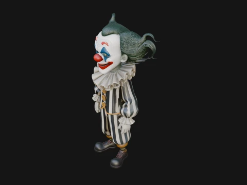 Evil Clown Statue Design 3 - 3D Print Model 3D Print Model