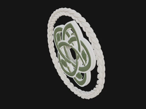 Celtic Trinity Knot Pendant Design 13 - 3D Print Model 3D Print Model