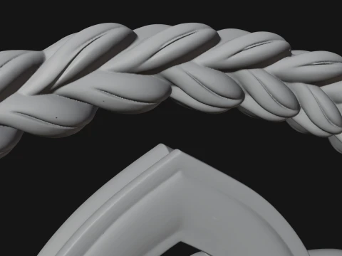 Celtic Trinity Knot Pendant Design 13 - 3D Print Model 3D Print Model