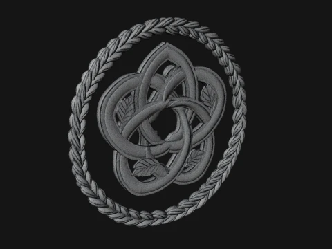 Celtic Trinity Knot Pendant Design 13 - 3D Print Model 3D Print Model