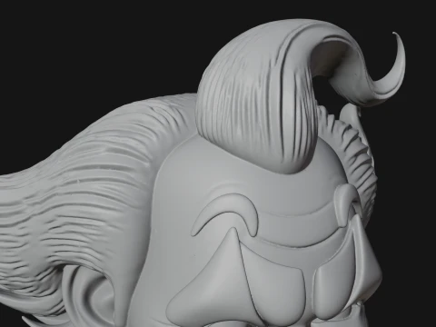 Evil Clown Statue Design 4 - 3D Print Model 3D Print Model
