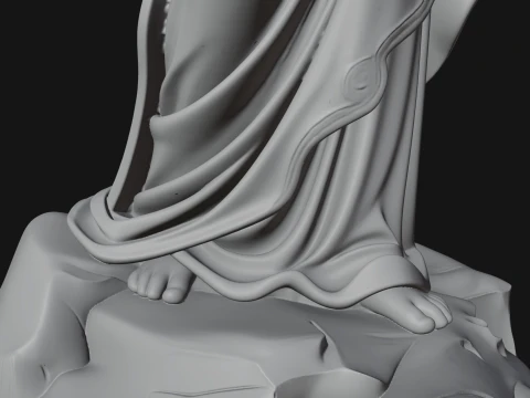 Winged Christ Statue Design 7 - 3D Print Model 3D Print Model