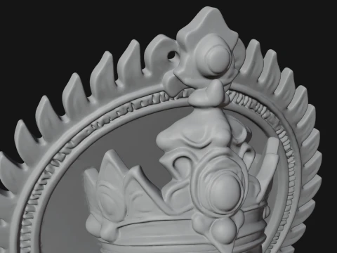 Brahma on Lotus Throne Statue Design 8 - 3D Print Model 3D Print Model