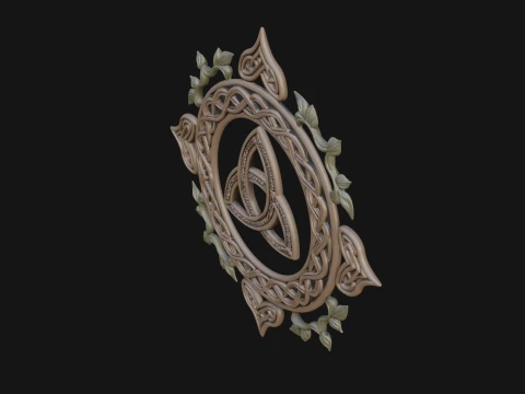 Celtic Trinity Knot Pendant Design 15 - 3D Print Model 3D Print Model