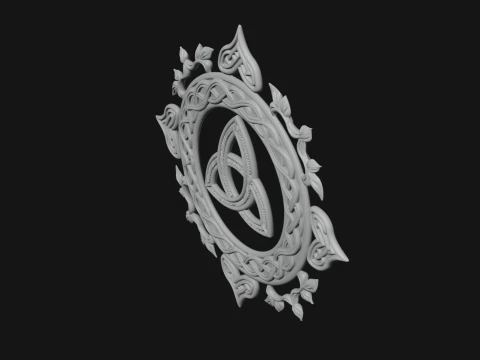 Celtic Trinity Knot Pendant Design 15 - 3D Print Model 3D Print Model