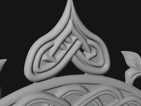Celtic Trinity Knot Pendant Design 15 - 3D Print Model 3D Print Model
