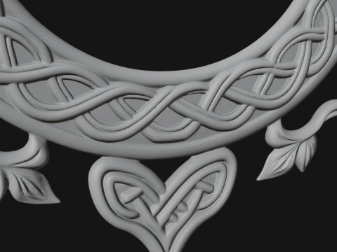 Celtic Trinity Knot Pendant Design 15 - 3D Print Model 3D Print Model