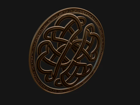 Celtic Endless Knot Ornament Design 6 - 3D Print Model 3D Print Model