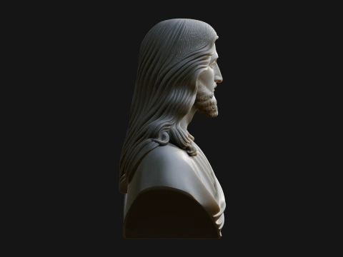 Christ Bust Statue Design 7 - 3D Print Model 3D Print Model