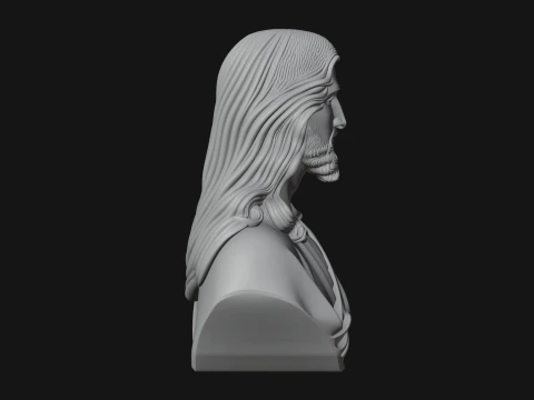 Christ Bust Statue Design 7 - 3D Print Model 3D Print Model