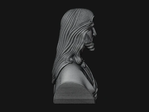 Christ Bust Statue Design 7 - 3D Print Model 3D Print Model