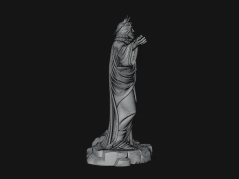 Winged Christ Statue Design 8 - 3D Print Model 3D Print Model