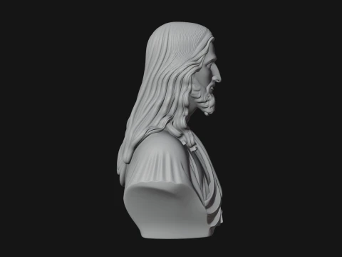 Christ Bust Statue Design 8 - 3D Print Model 3D Print Model