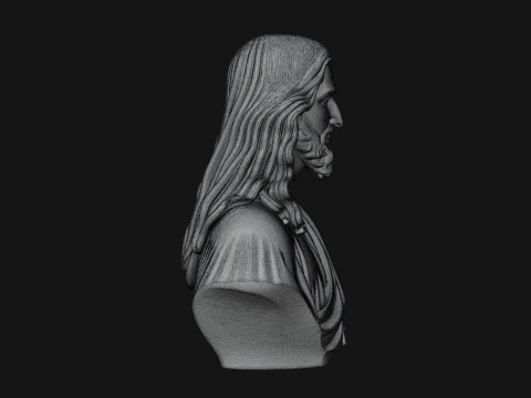 Christ Bust Statue Design 8 - 3D Print Model 3D Print Model