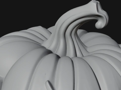 Pumpkin Tree Creature Statue Design 4 - 3D Print Model 3D Print Model
