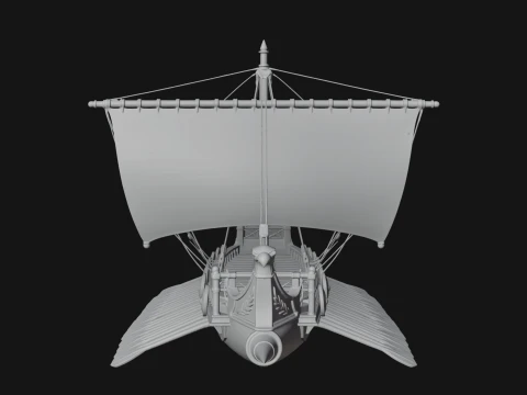 ROME - War Galley Design 1 - 3D Print Model 3D Print Model