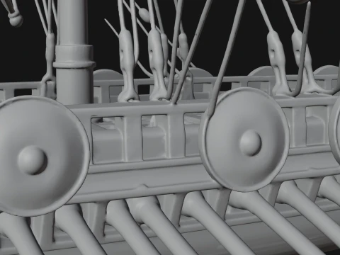 ROME - War Galley Design 1 - 3D Print Model 3D Print Model